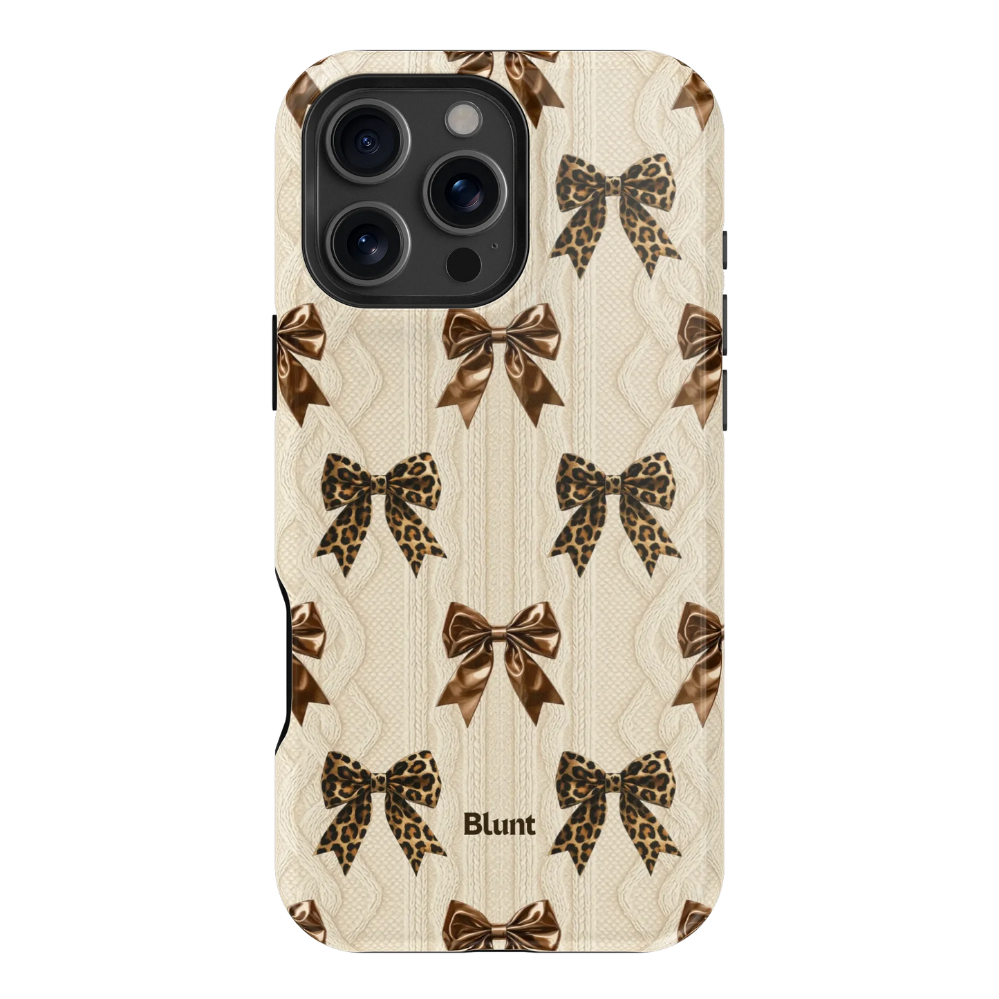 Cheetah Knit iPhone Case