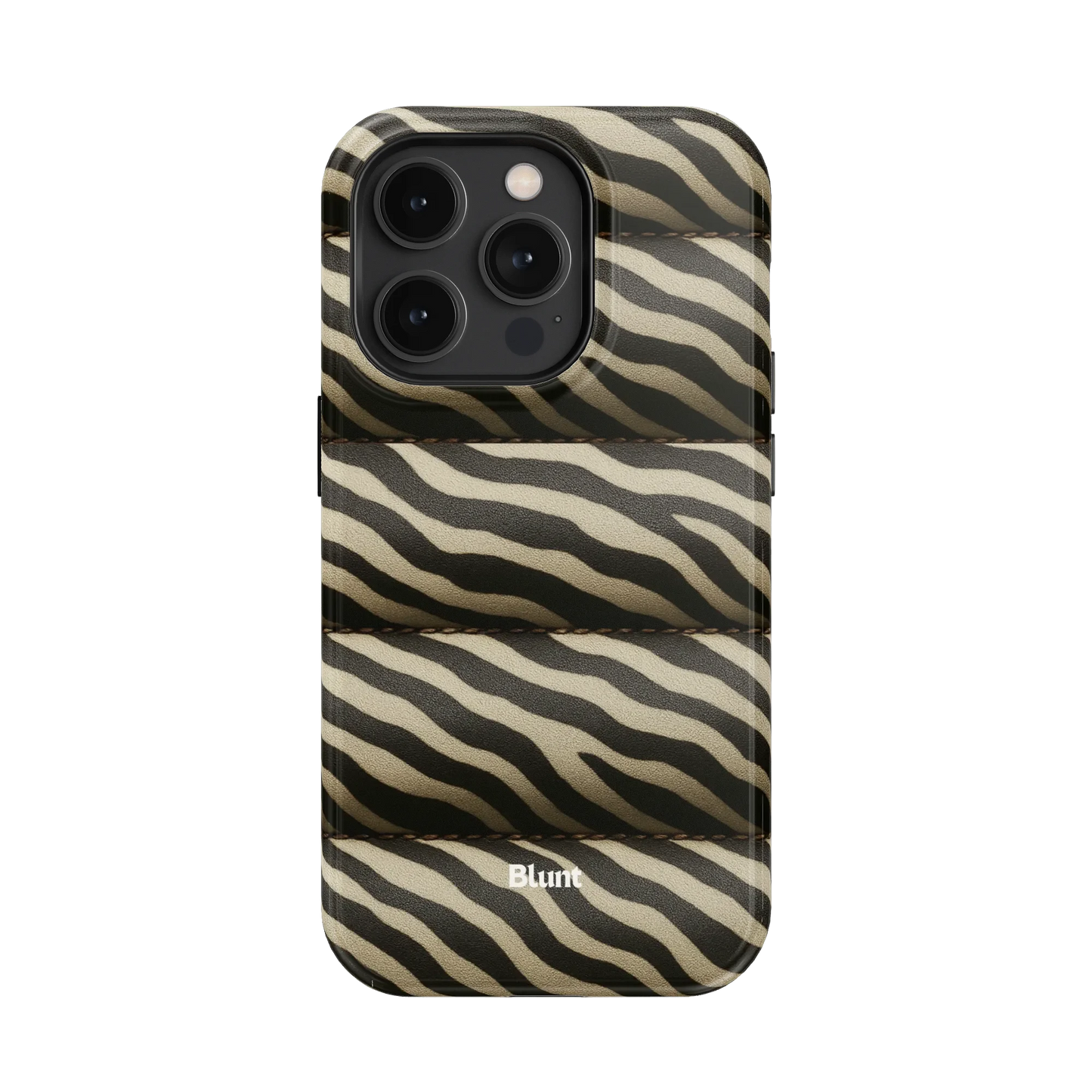 Zebra Puffer iPhone Case