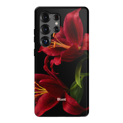 Eclipse Orchid in Red Samsung Case