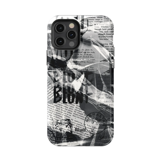 Black Love Letter iPhone Case