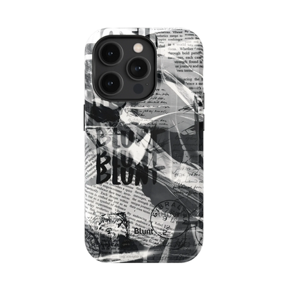 Black Love Letter iPhone Case