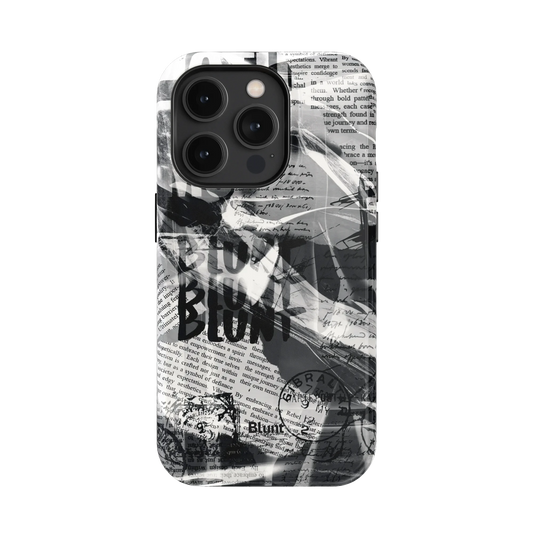 Black Love Letter iPhone Case