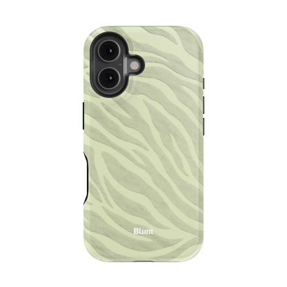 Sage Zebra iPhone Case