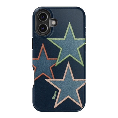 Neon Stars iPhone Case