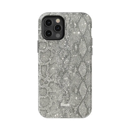 Silver Python iPhone Case