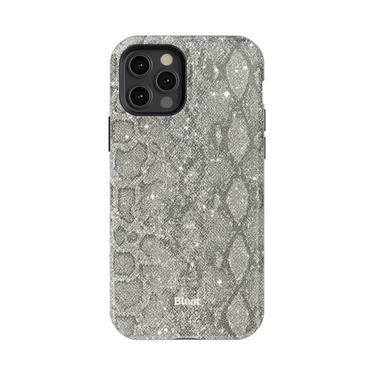 Silver Python iPhone Case