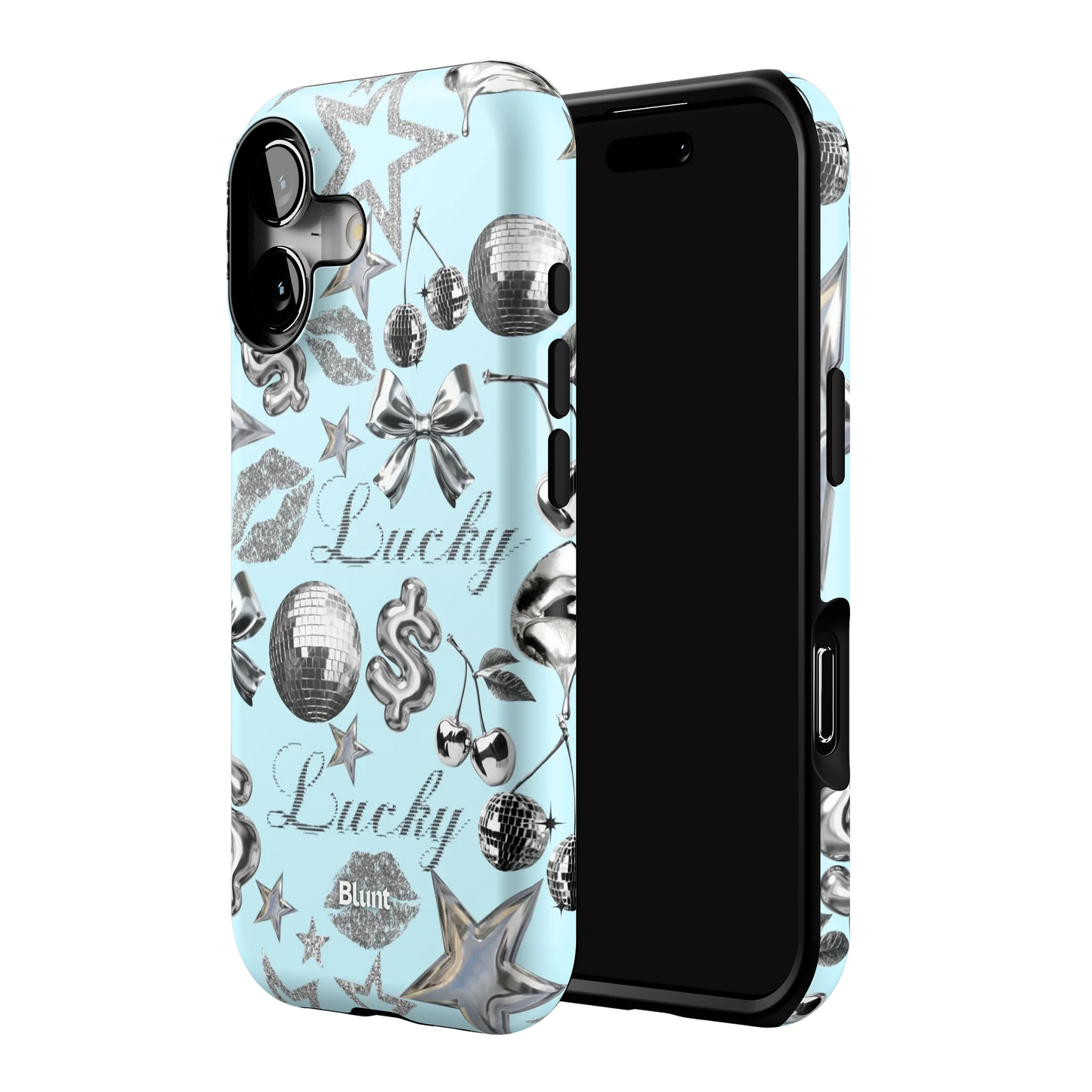 Lucky Baby Blue iPhone Case