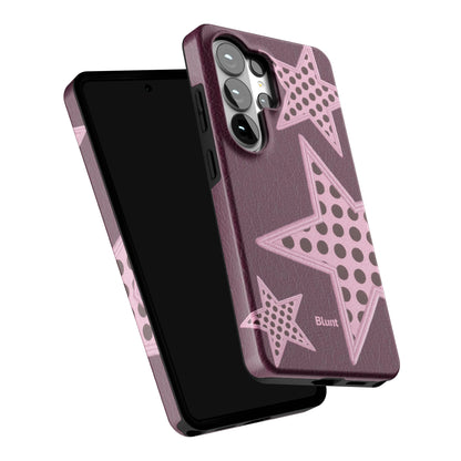 Plum-Polka-Star-samsung-case-Galaxy S26 Ultra-5