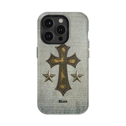 Denim Faith iPhone Case