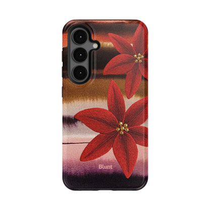 Crimson Bloom Samsung Case