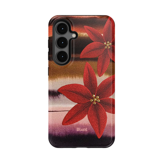 Crimson Bloom Samsung Case