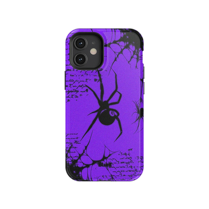 Violet Script iPhone Case