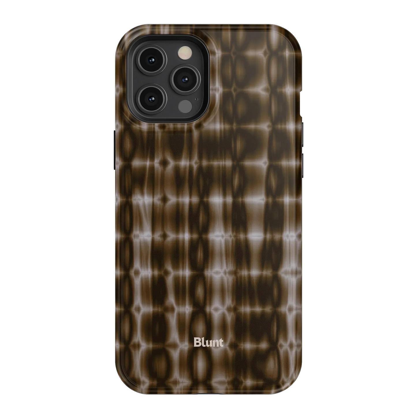 Brown Ripple iPhone Case