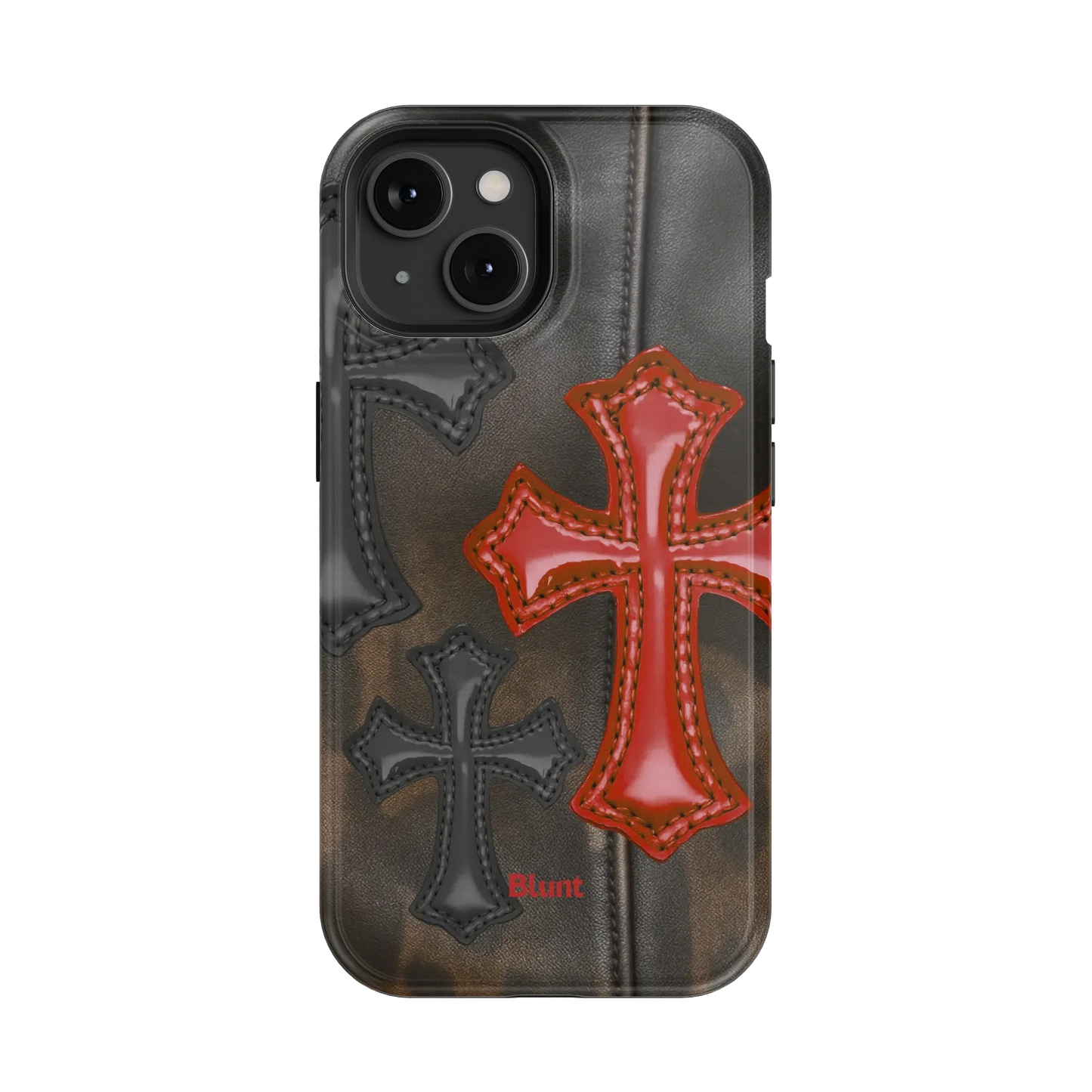 Leather Crosses iPhone Case