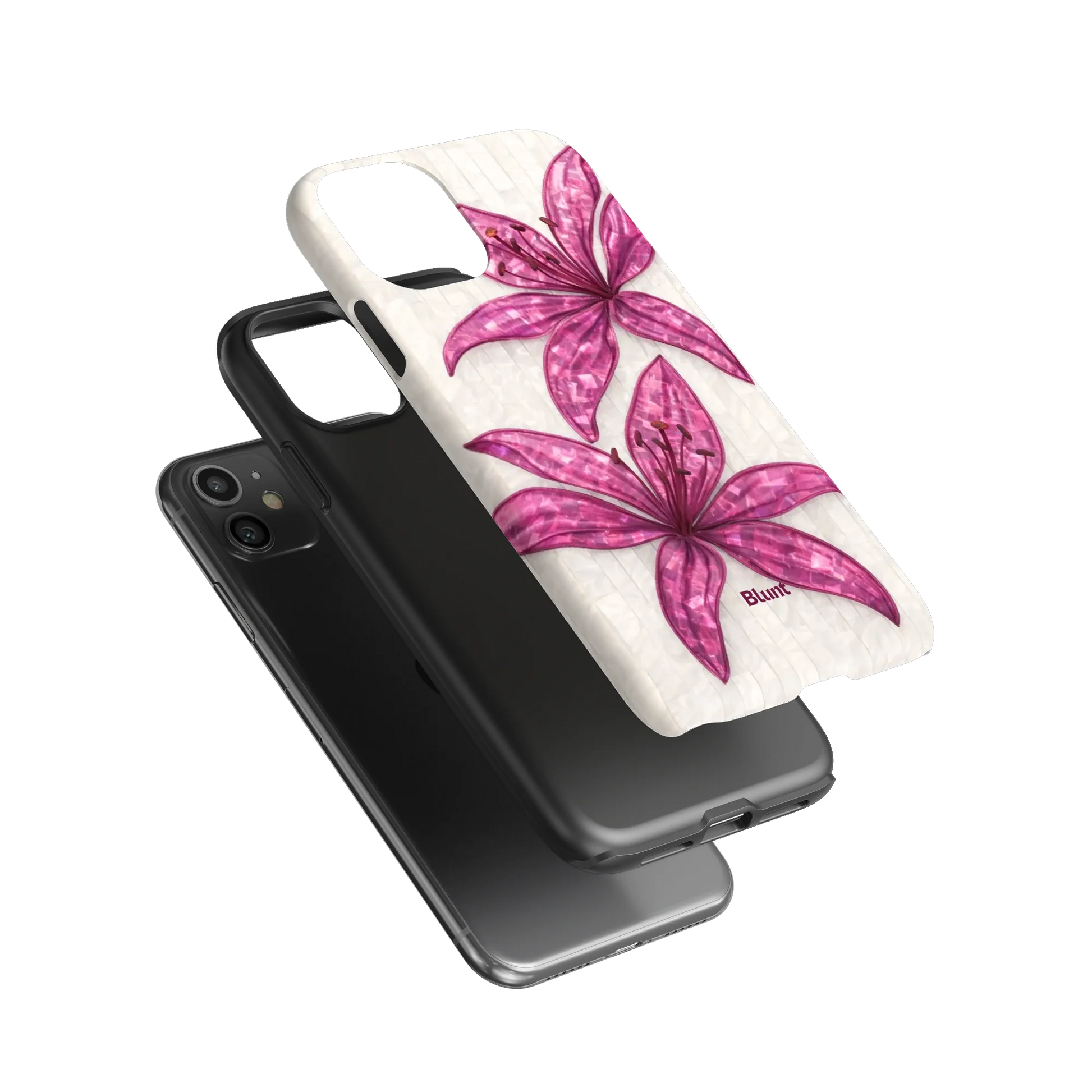 Purple-Floral-Luster-iphone-case-iPhone 11-3
