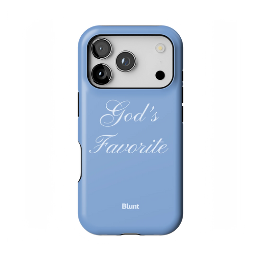 Gods Favorite Blue iPhone Case