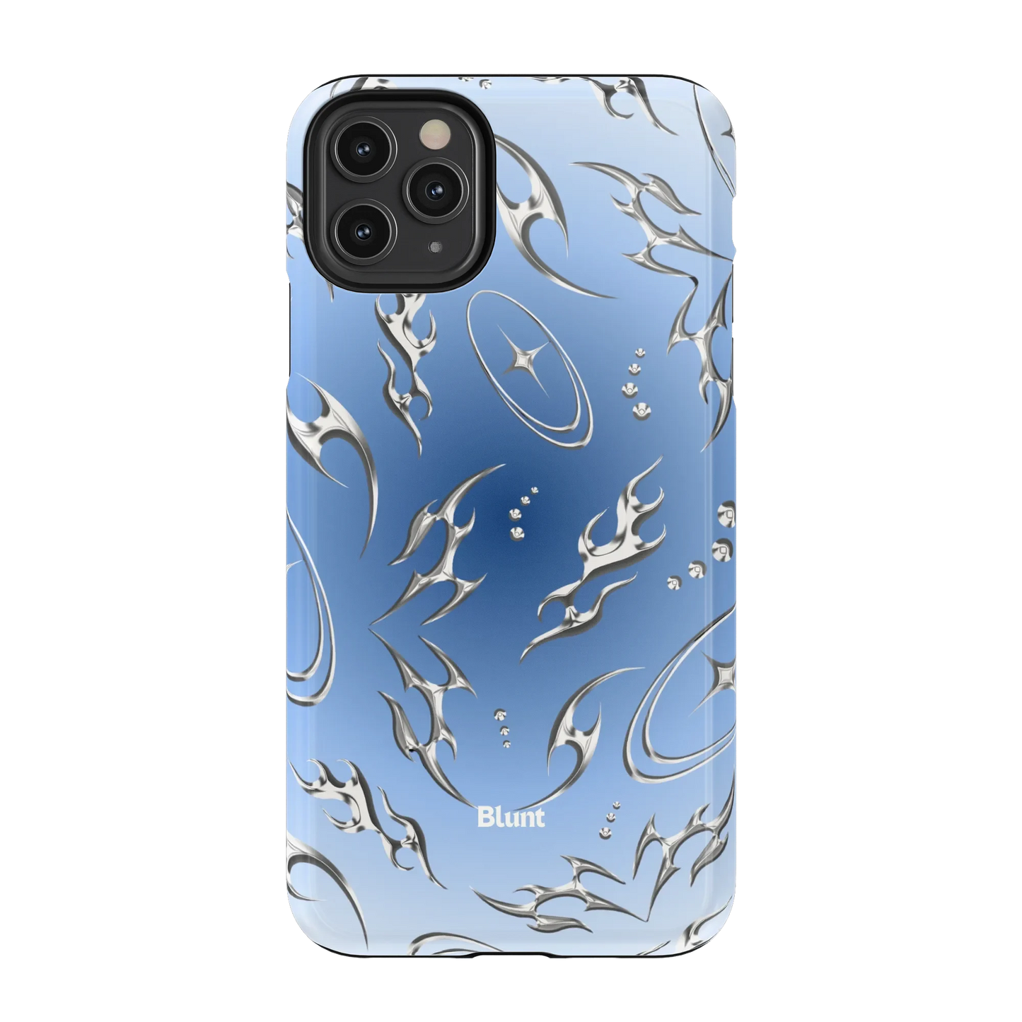 Blue Cyber iPhone Case