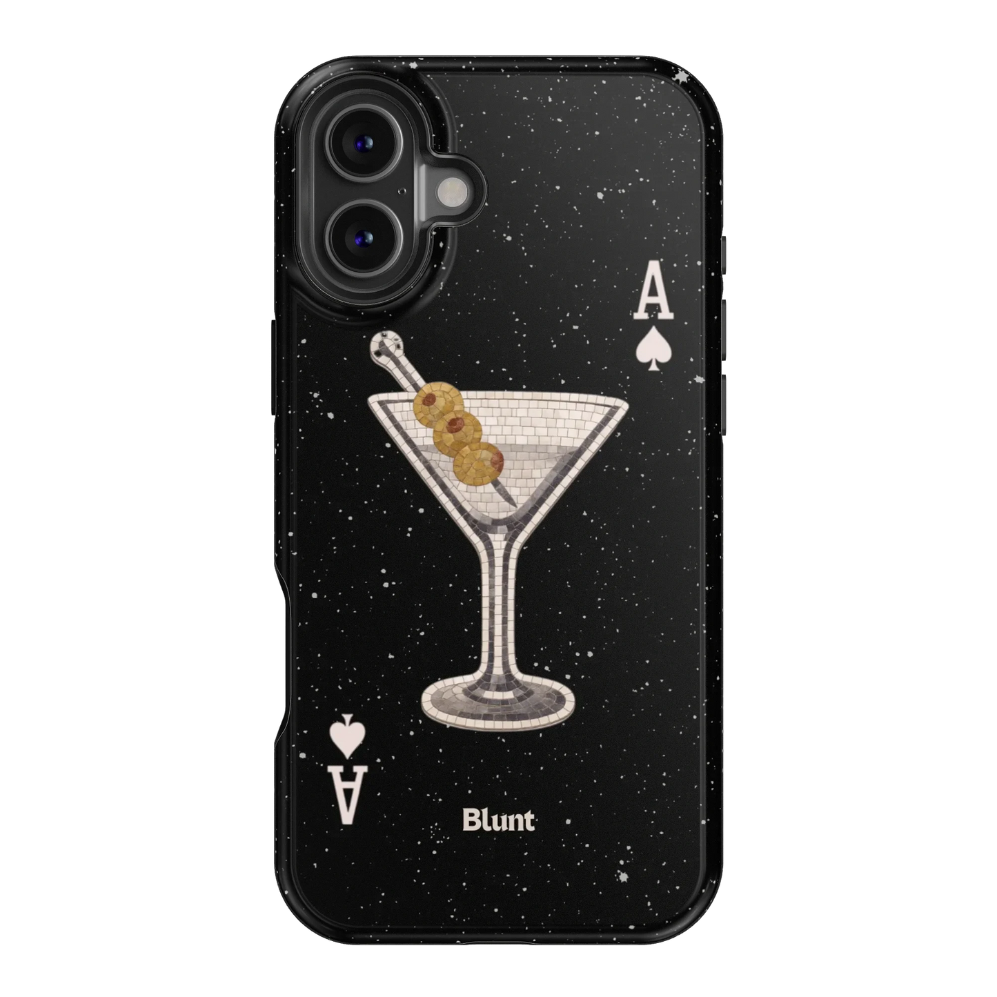 Black Dirty Martini iPhone Case