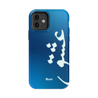 Blue Love iPhone Case