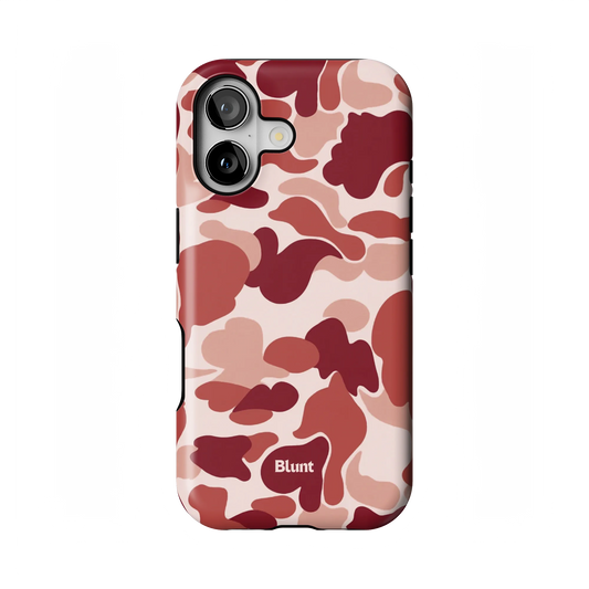 Reddish Camo iPhone Case
