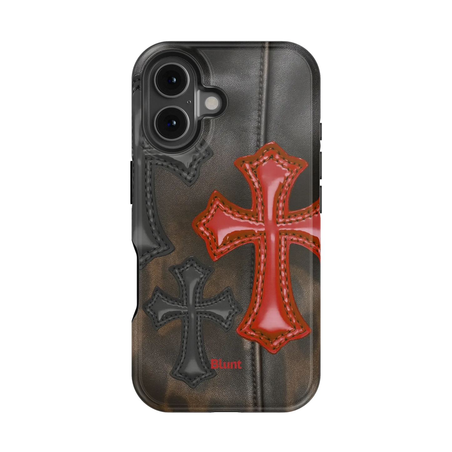 Leather Crosses iPhone Case