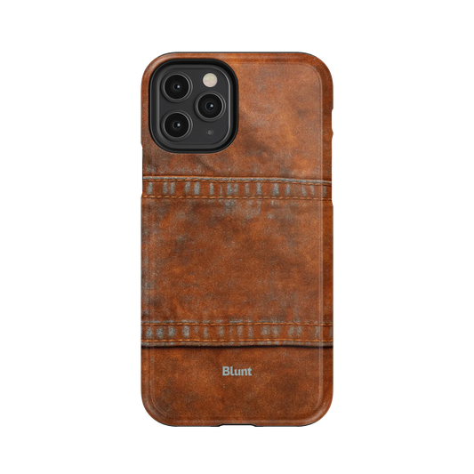 Chocolate Denim iPhone Case