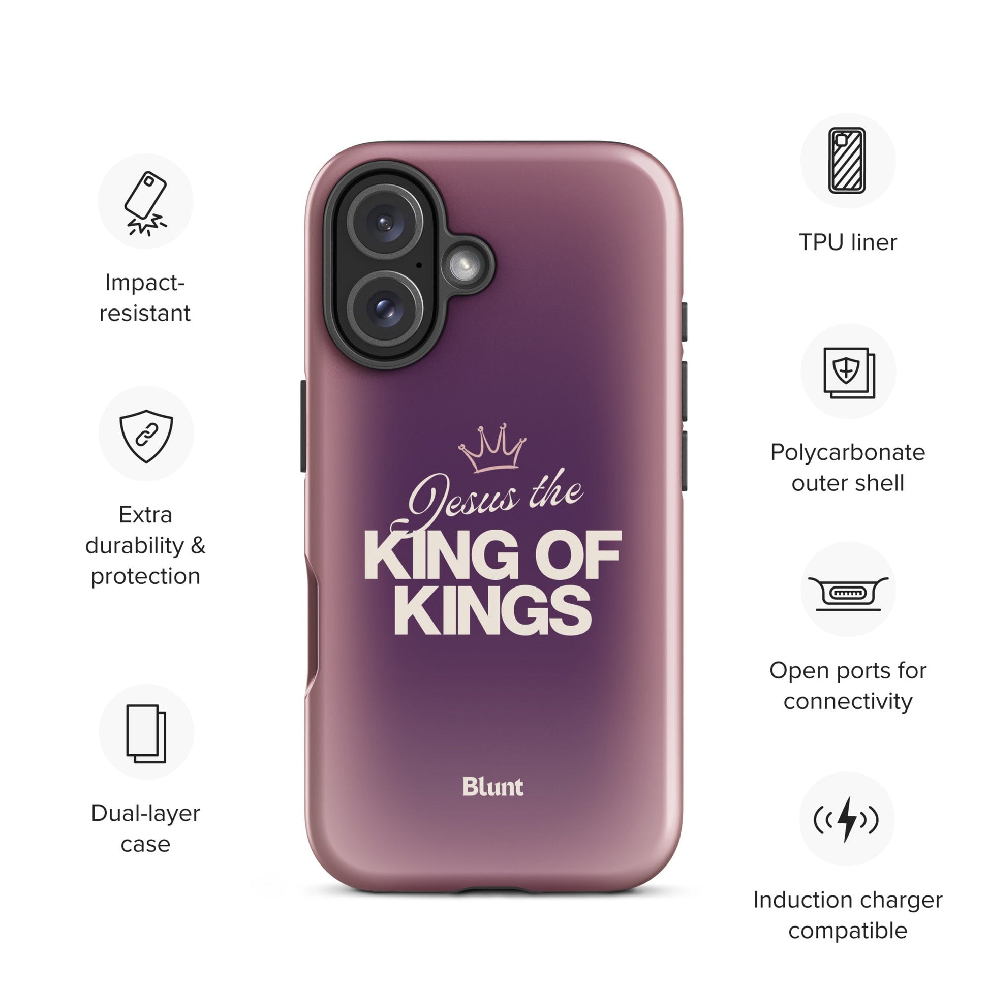 Jesus King of Kings iPhone Case - Blunt Cases
