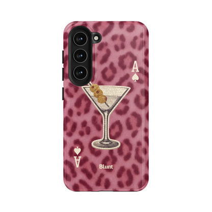 Pink Cheetah Dirty Martini Samsung Case