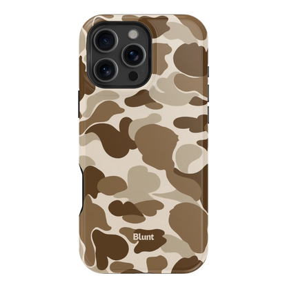 Brown Camo iPhone Case