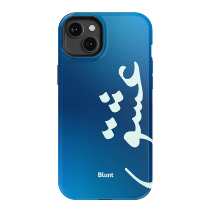 Blue Love iPhone Case