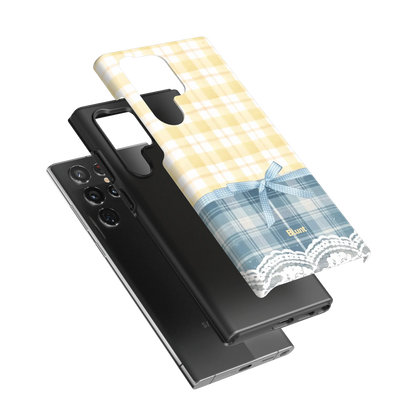 Blue-Lemonplaid-samsung-case-S22 Ultra-3