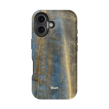 Worn Denim iPhone Case