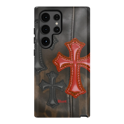 Leather Crosses Samsung Case