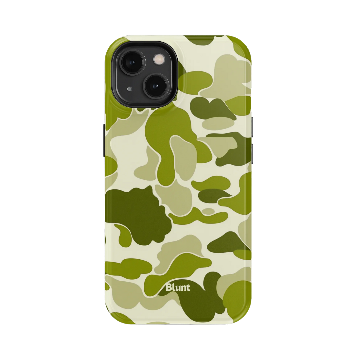 Lime Camo iPhone Case