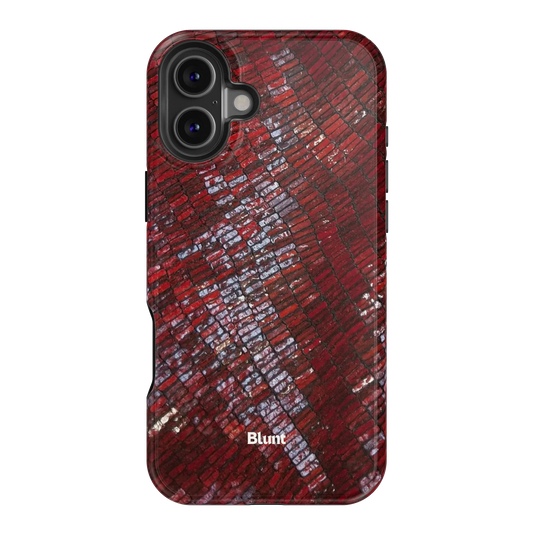 Crimson Scale iPhone Case