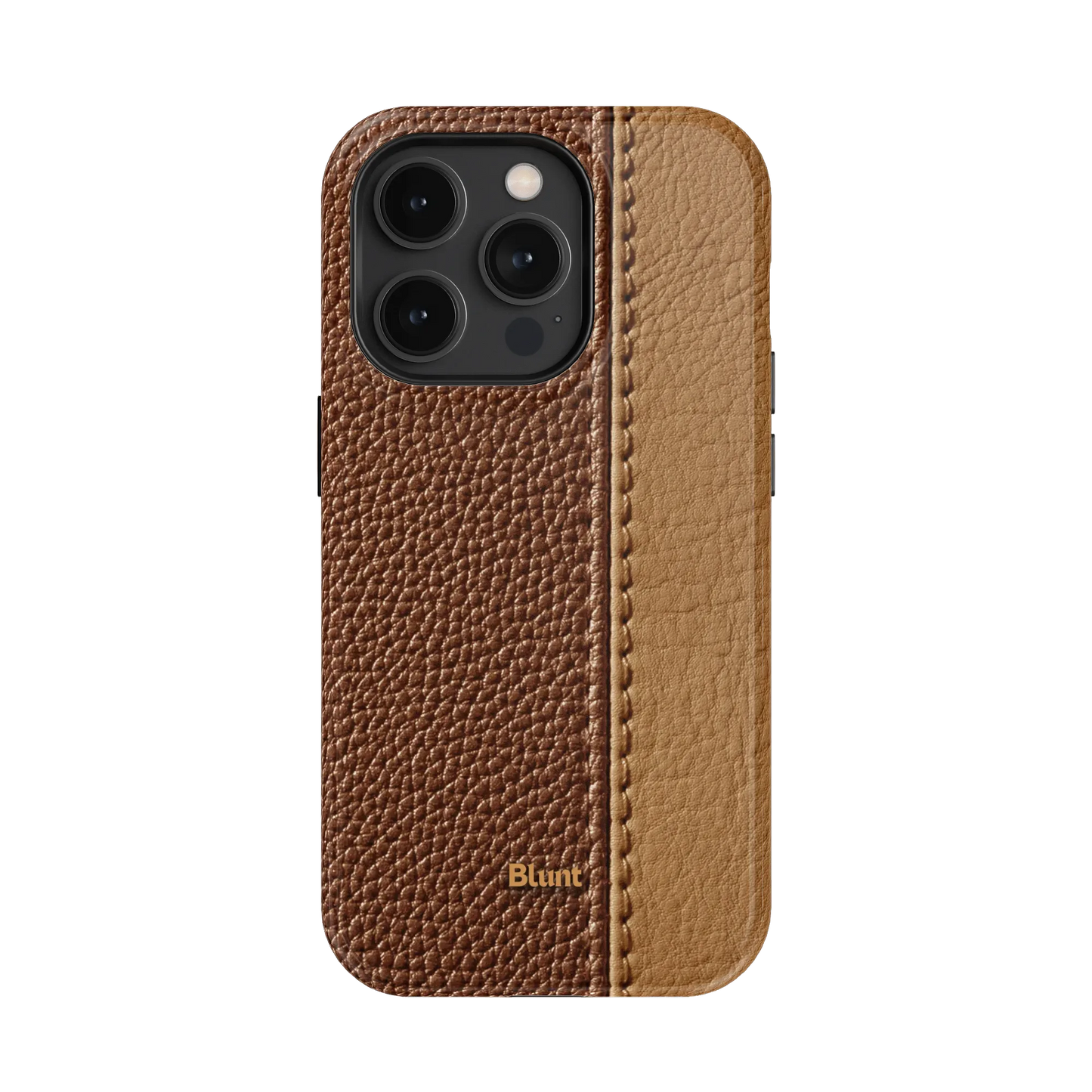 Two-Tone Walnut iPhone Case