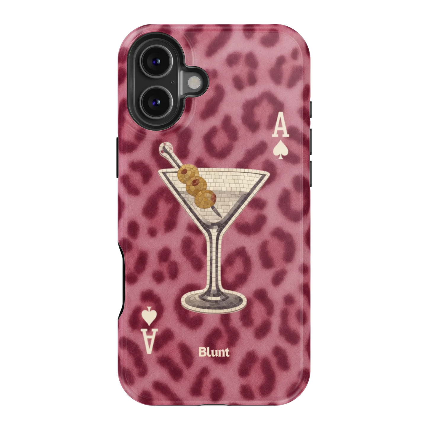 Pink Cheetah Dirty Martini iPhone Case