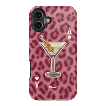 Pink Cheetah Dirty Martini iPhone Case