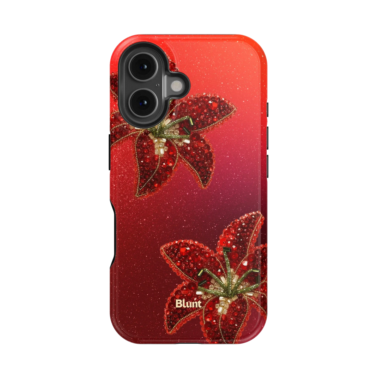 Scarlet Petals iPhone Case