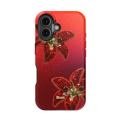 Scarlet Petals iPhone Case