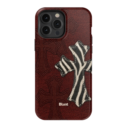 Zebrascale Cross iPhone Case
