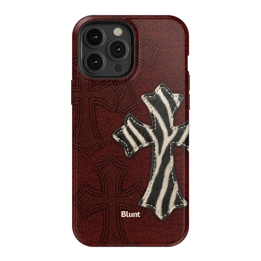 Zebrascale Cross iPhone Case