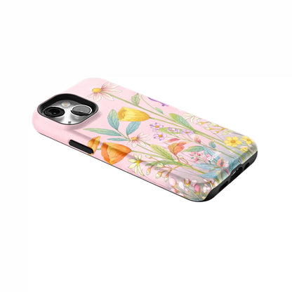 Pink-Meadow-iphone-case-iPhone 13 Mini-2