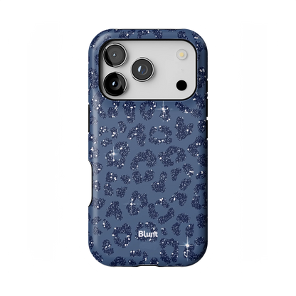 Blue Cheetah Print iPhone Case