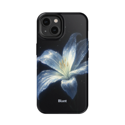 Blue Lilly iPhone Case
