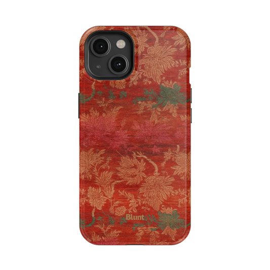 Crimson Tapestry iPhone Case