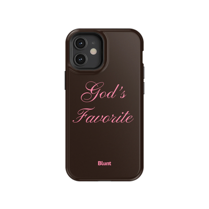 Gods Favorite Brown iPhone Case