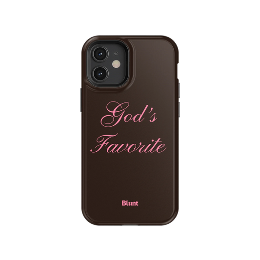 Gods Favorite Brown iPhone Case