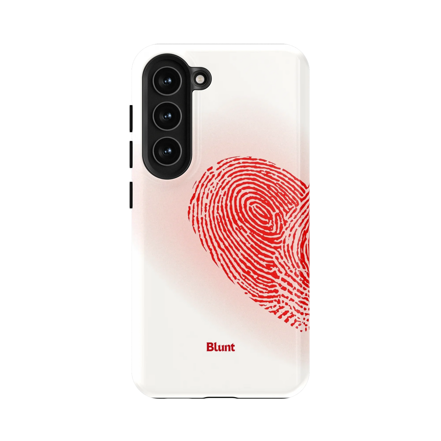 Heart Print White Samsung Case
