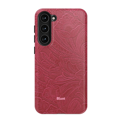 Mauve Leather Samsung Case